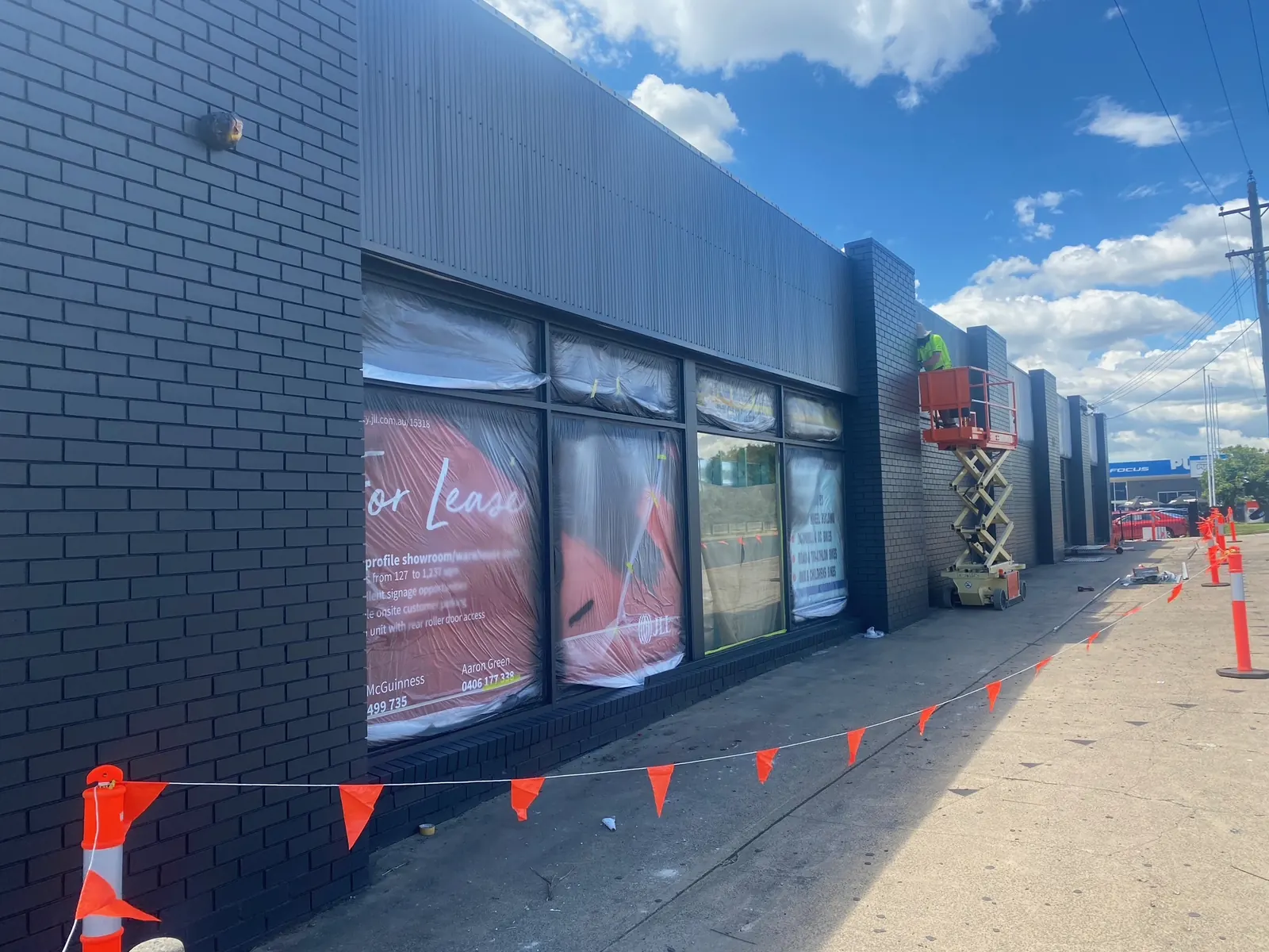 Freshly finished RTM Road Tech frontage